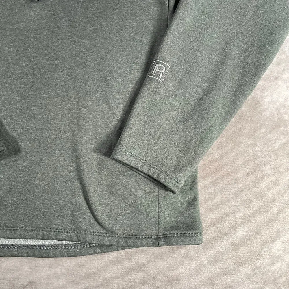 Patagonia MEN'S R1 Regulator Daily Zip-Neck Pullover Sz Medium Grey Sweater